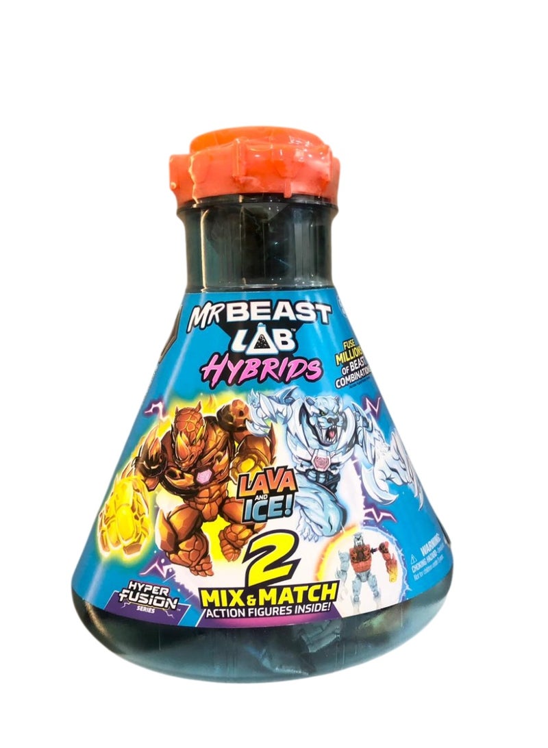 MrBeast Lab سلسلة مزيج هايبردز هايبر فيوجن من مستر بيست: لافا ضد ثلج - عبوة غامضة من 2 - Image 1